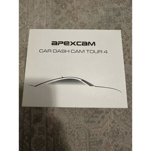 apexCAM Car Dash Cam Tour 4 Full HD 1080P One Size Black Silver